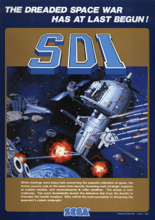 SDI - Strategic Defense Initiative (System 16B, FD1089A 317-0028) Arcade Game Cover